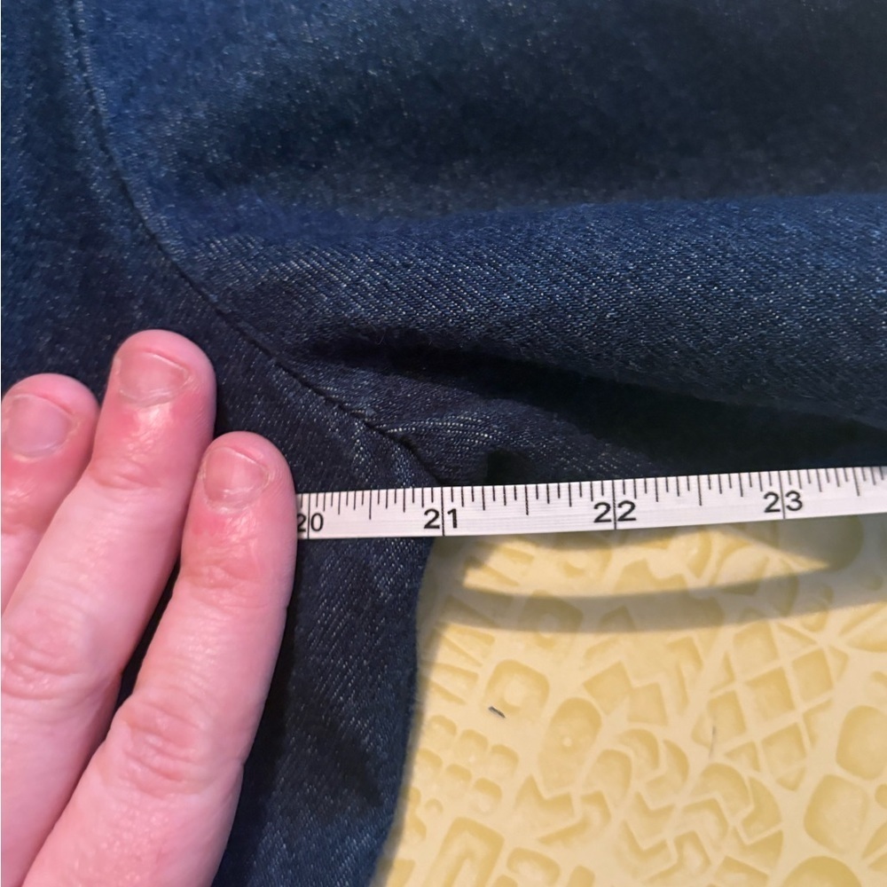 Vintage Stylish Dark Blue Jean Jacket - Picture 8 of 10